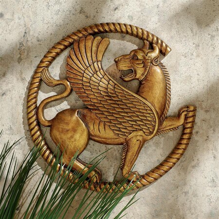 Design Toscano Persian Griffin Wall Sculpture EU32916